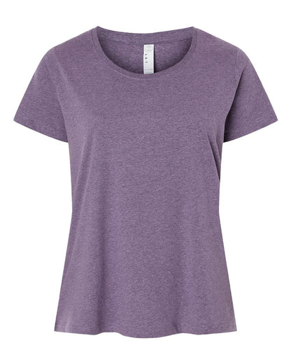 Women's Curvy Collection Fine Jersey Tee - 3816