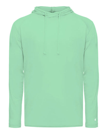 Men's Tri-Blend Surplice Hooded Long Sleeve T-Shirt - 4905