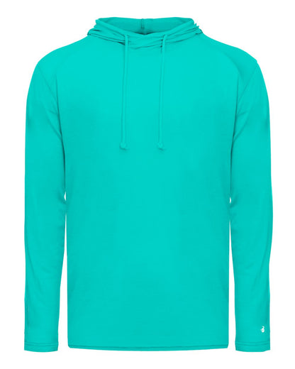 Men's Tri-Blend Surplice Hooded Long Sleeve T-Shirt - 4905