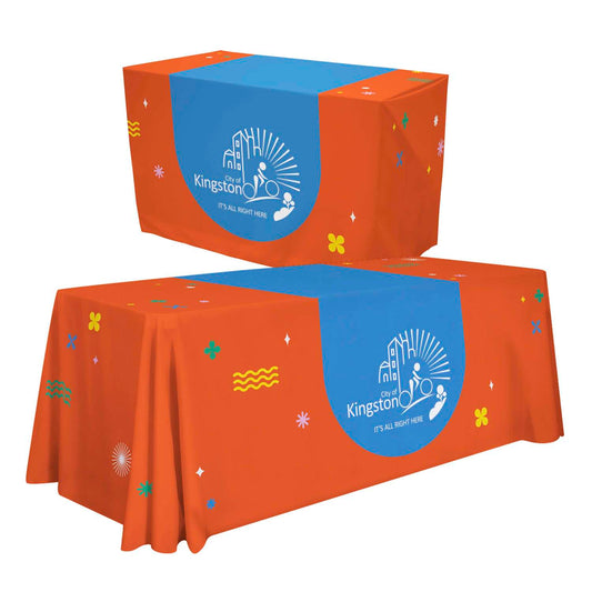 48-Hour Quick Ship 4'/6' Convertible Table Throw (Full-Color Full-Bleed)