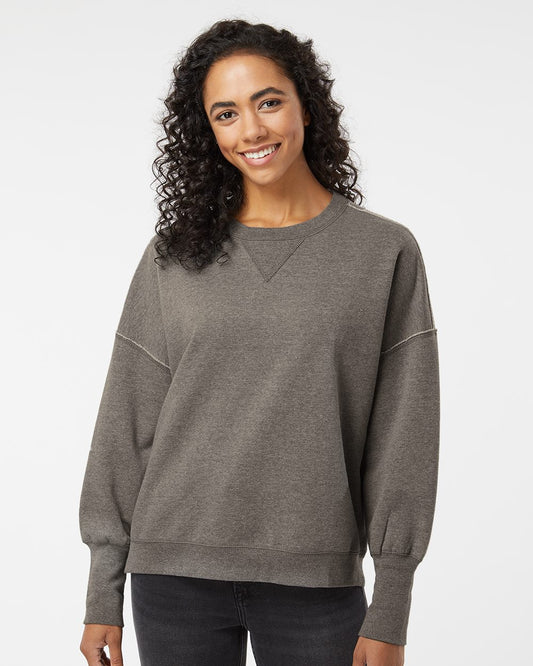 Women's Sueded Fleece Crewneck Sweatshirt - W22712