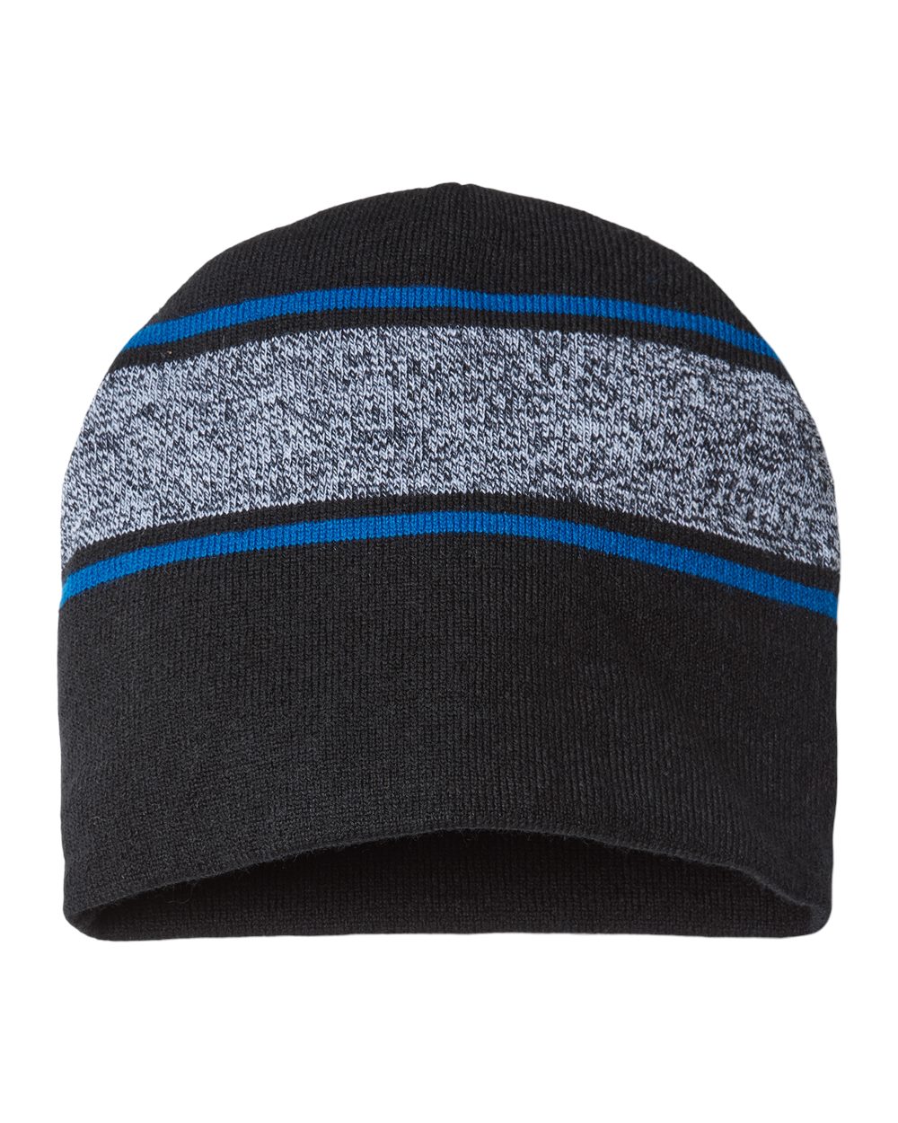 USA-Made Variegated Striped Beanie - RKV9