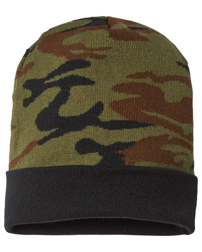 USA-Made Camo Cuffed Beanie - RKC12