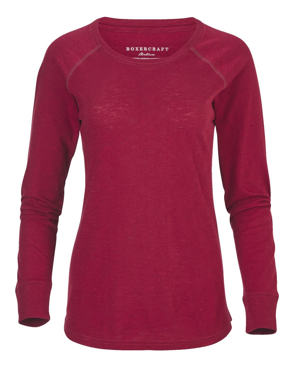 Women's Solid Preppy Patch Long Sleeve T-Shirt - BW3166