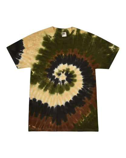 Unisex Multi-Color Tie-Dyed T-Shirt - 1000