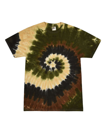 Youth Multi-Color Tie-Dyed T-Shirt - 1000Y