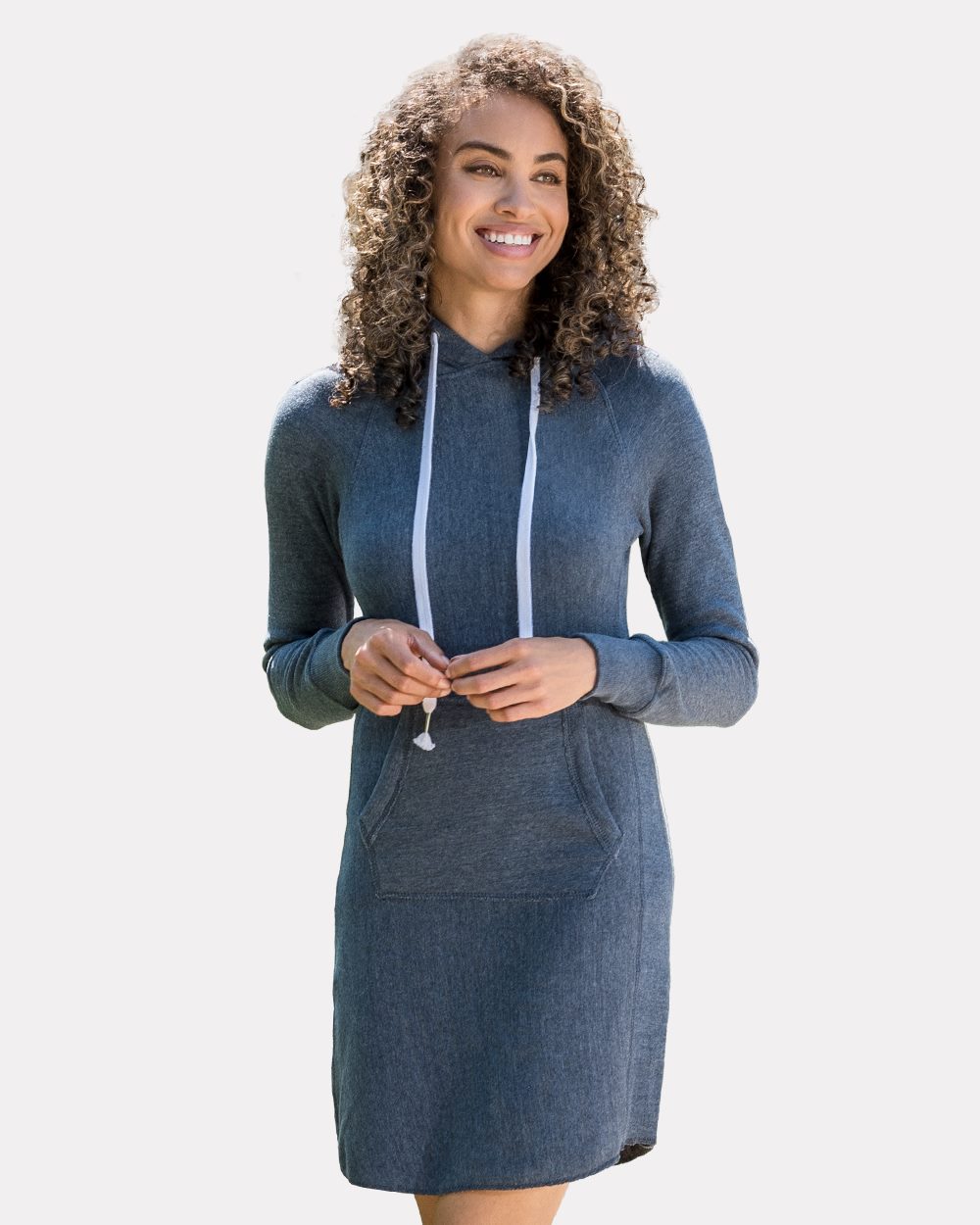 Women's Suzie Hooded Sweatshirt Dress - W2340