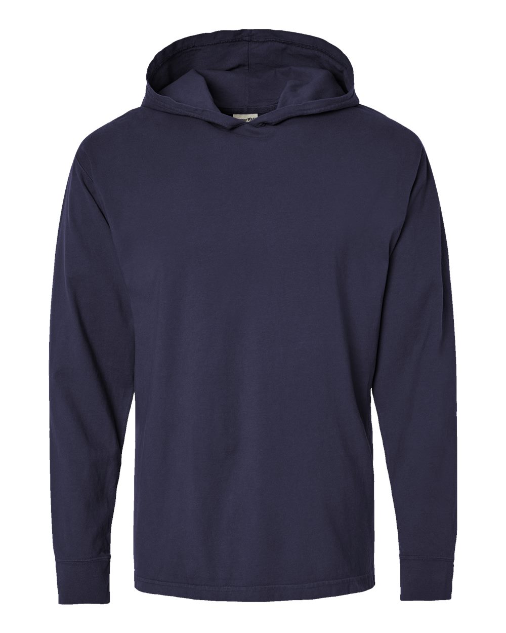 Unisex Garment-Dyed Jersey Hooded Long Sleeve T-Shirt - GDH280