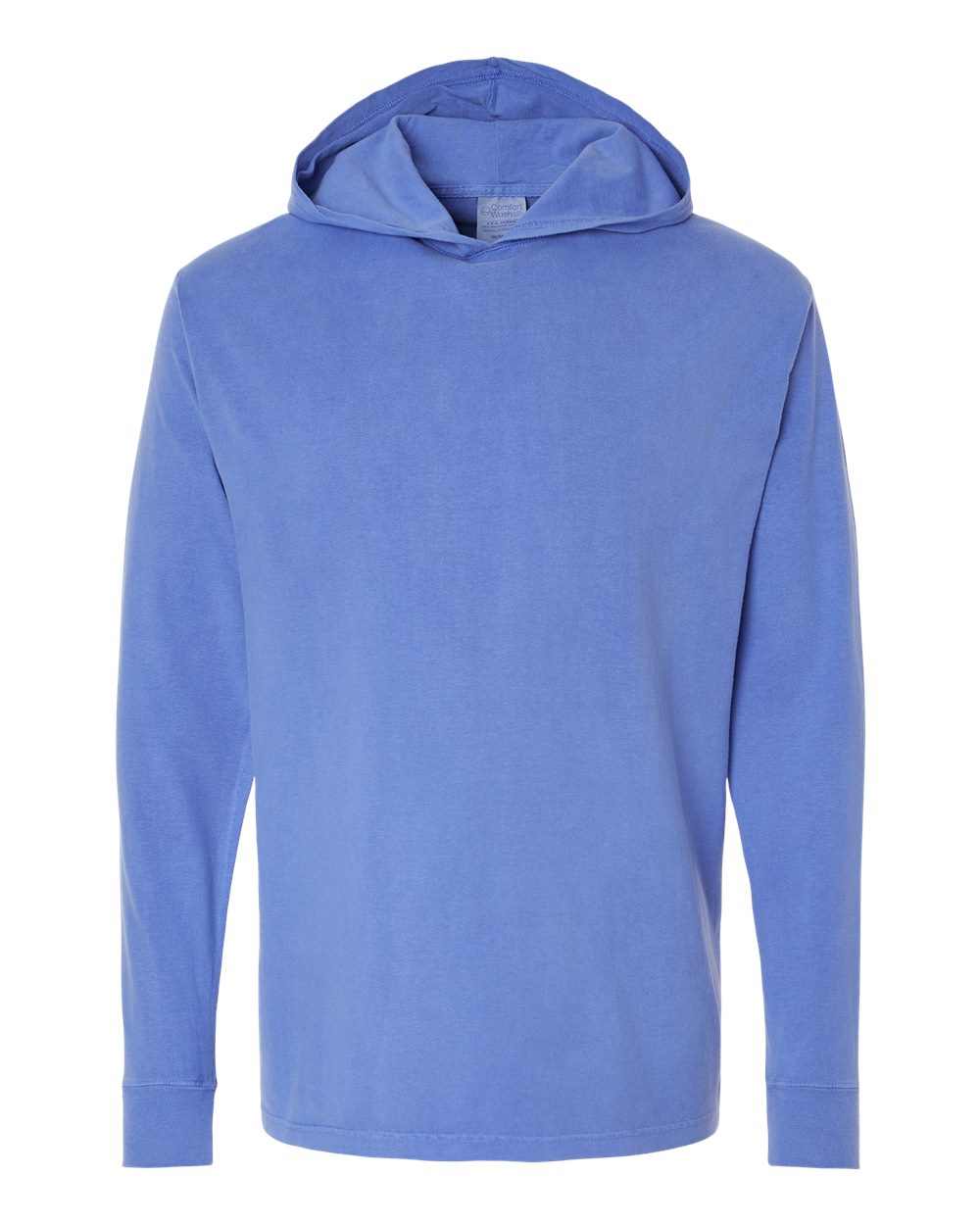 Unisex Garment-Dyed Jersey Hooded Long Sleeve T-Shirt - GDH280