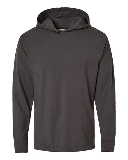 Unisex Garment-Dyed Jersey Hooded Long Sleeve T-Shirt - GDH280