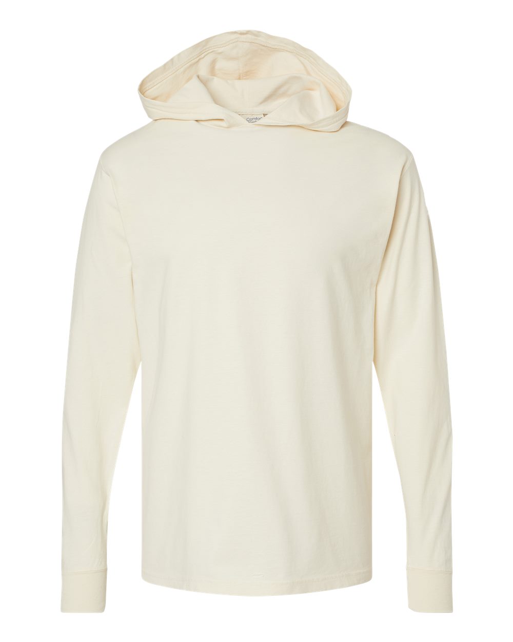 Unisex Garment-Dyed Jersey Hooded Long Sleeve T-Shirt - GDH280