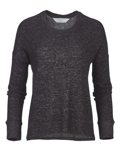 Women's Cuddle Fleece Boxy Crewneck Pullover - L06