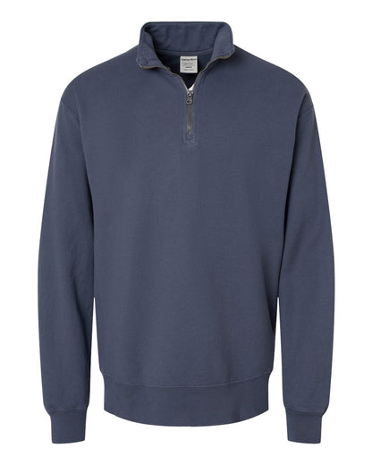 Unisex Garment-Dyed Quarter-Zip Sweatshirt - GDH425