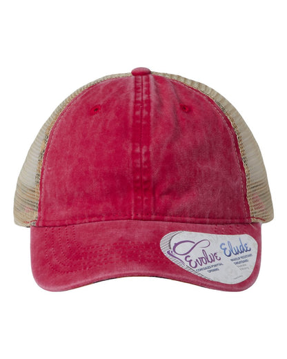Women's Washed Mesh-Back Cap - TESS