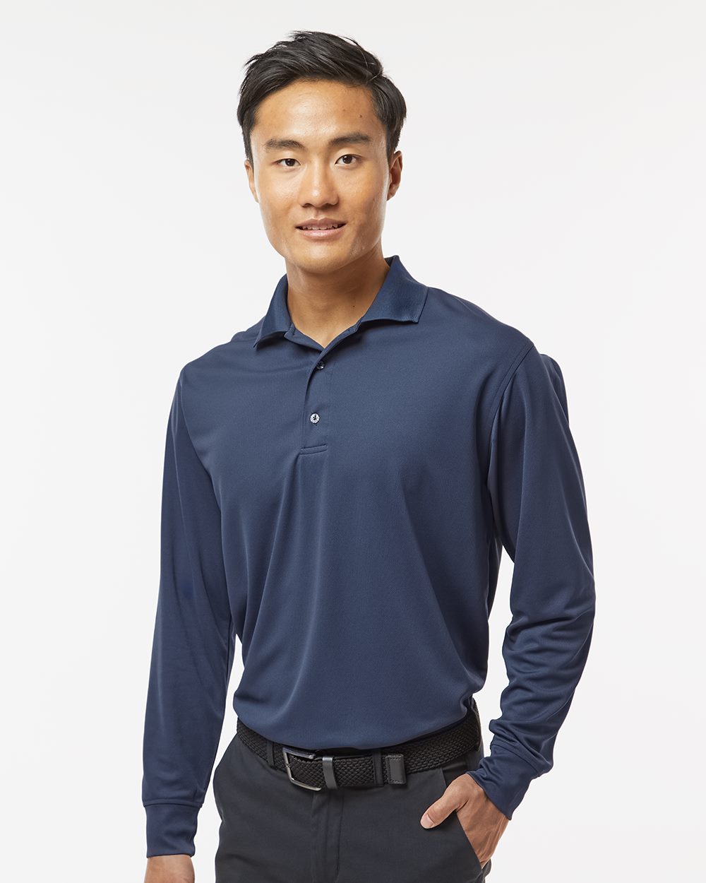 Men's Prescott Long Sleeve Polo - 110