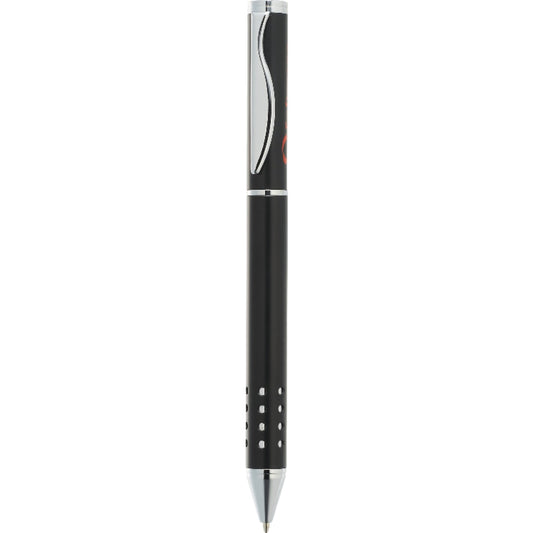 Front View of Black Tuscany Ballpoint