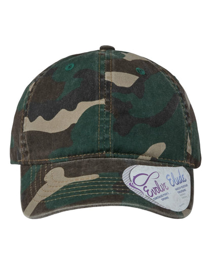 Women's Garment-Washed Fashion Print Cap - HATTIE