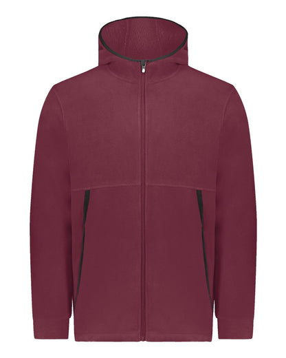Unisex Eco Revive™ Polar Fleece Hooded Full-Zip Jacket - 6858
