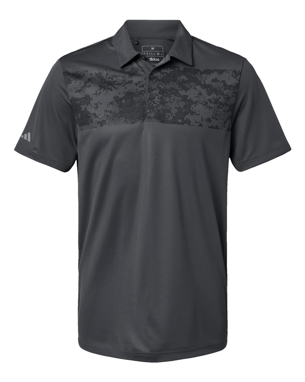Men's Camo Chest Print Polo - A585