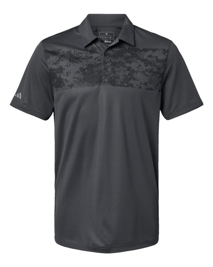 Men's Camo Chest Print Polo - A585