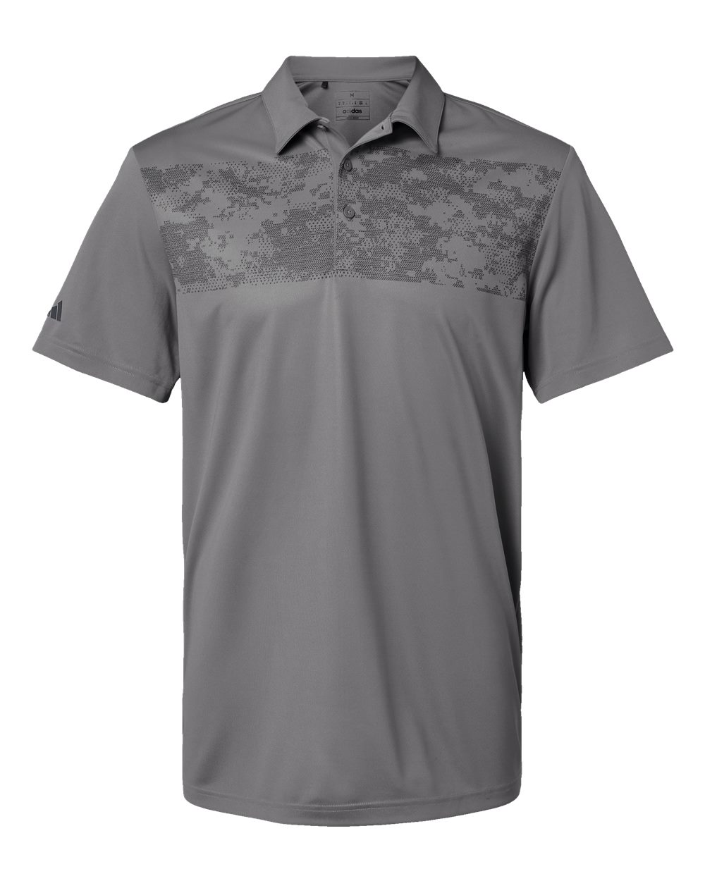 Men's Camo Chest Print Polo - A585