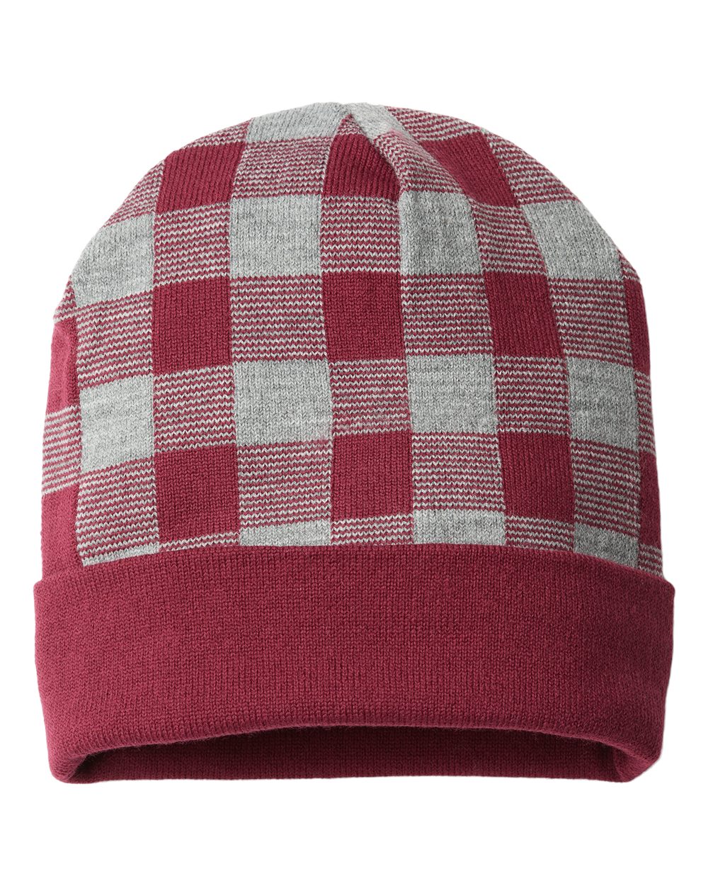 USA-Made Plaid Beanie - RKP12