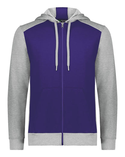 Unisex Eco Revive™ Three-Season Triblend Fleece Full-Zip Hooded Sweatshirt - 6899