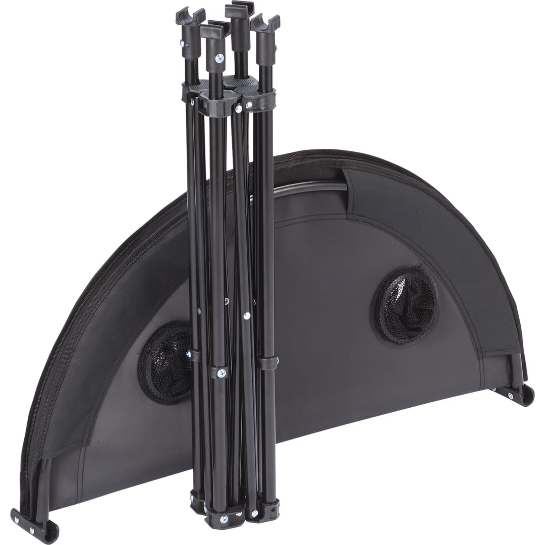 Black Game Day Folding Table (4 person)