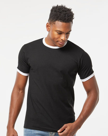 Unisex Fine Jersey Ringer T-Shirt - 246