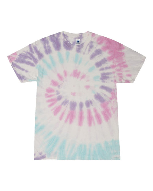 Youth Multi-Color Tie-Dyed T-Shirt - 1000Y