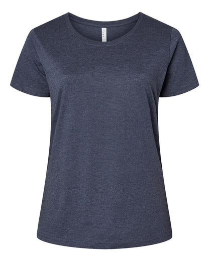 Women's Curvy Collection Fine Jersey Tee - 3816