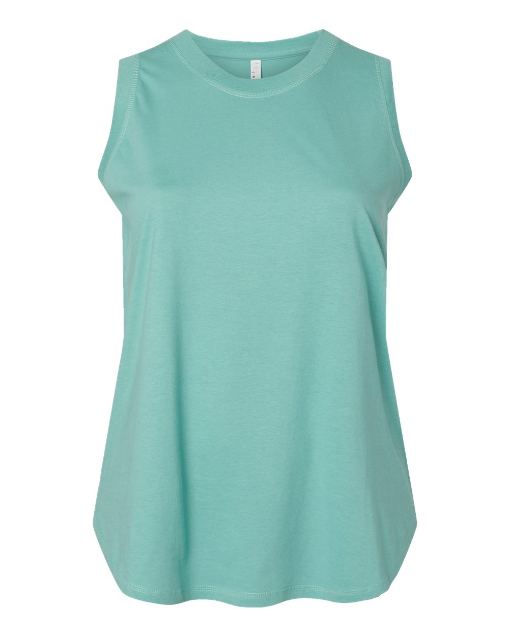 Women's Curvy Relaxed Fine Jersey Tank - 3892