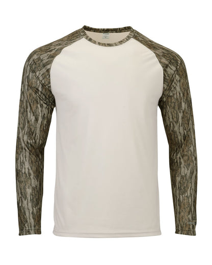Men's Jackson Mossy Oak Colorblocked Long Sleeve T-Shirt - 236