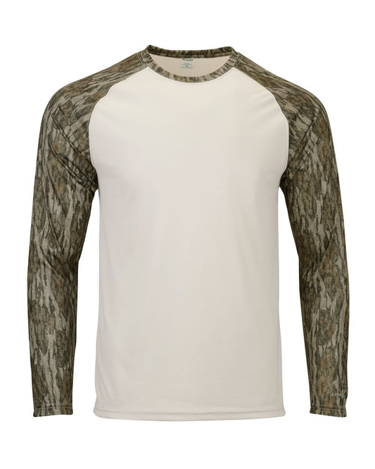 Men's Jackson Mossy Oak Colorblocked Long Sleeve T-Shirt - 236