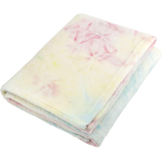 Multi Tie Dye Flannel Fleece Blanket