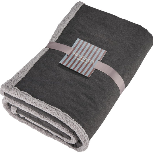 Blue Field & Co.® Oversized Wool Sherpa Blanket