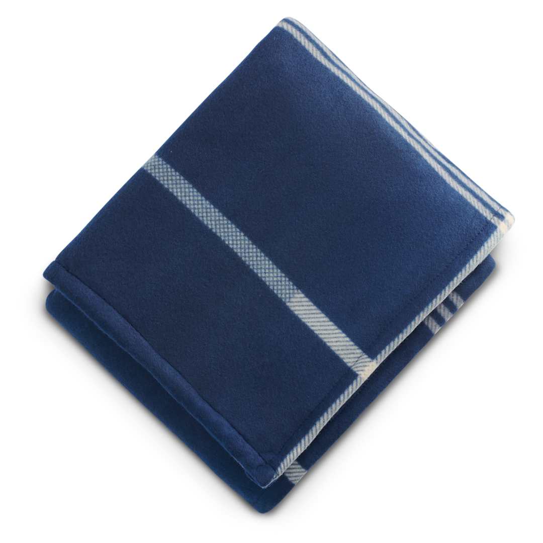 Plaid Fleece Sherpa Blanket