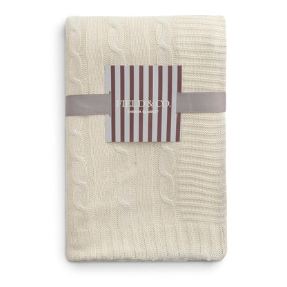 Field & Co.® Cable Knit Sherpa Blanket
