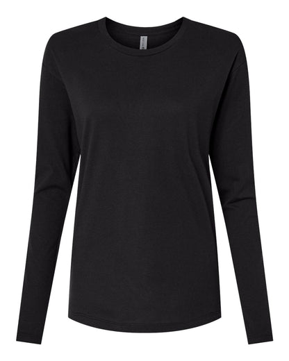 Women's Cotton Relaxed Long Sleeve T-Shirt - 3911