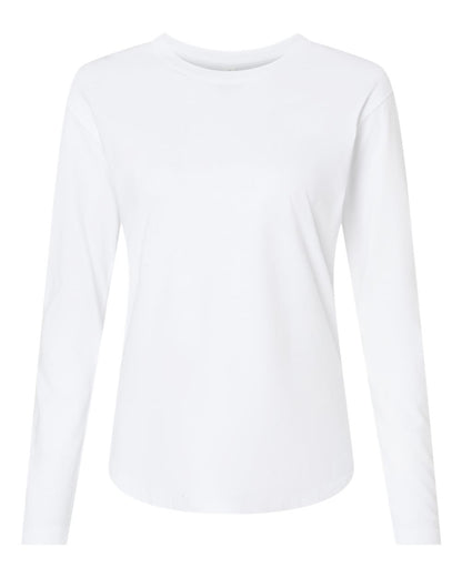 Women's Cotton Relaxed Long Sleeve T-Shirt - 3911