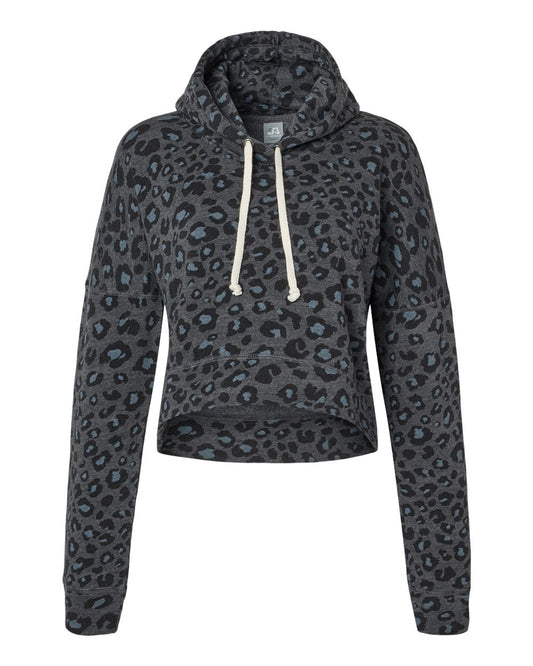 Women's Crop Hooded Sweatshirt - 8853