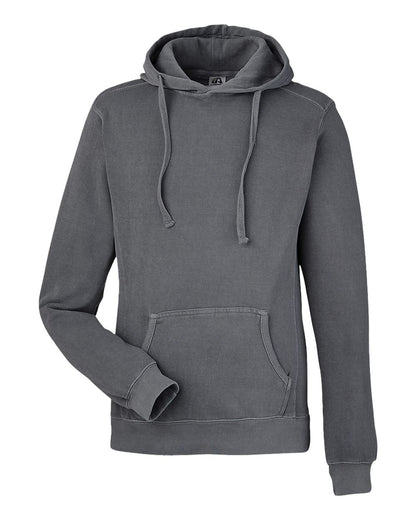 Unisex Pigment-Dyed Fleece Hooded Sweatshirt - 8730