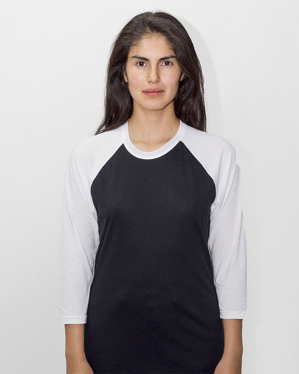 Unisex USA-Made Three-Quarter Sleeve Raglan Baseball T-Shirt - FF53