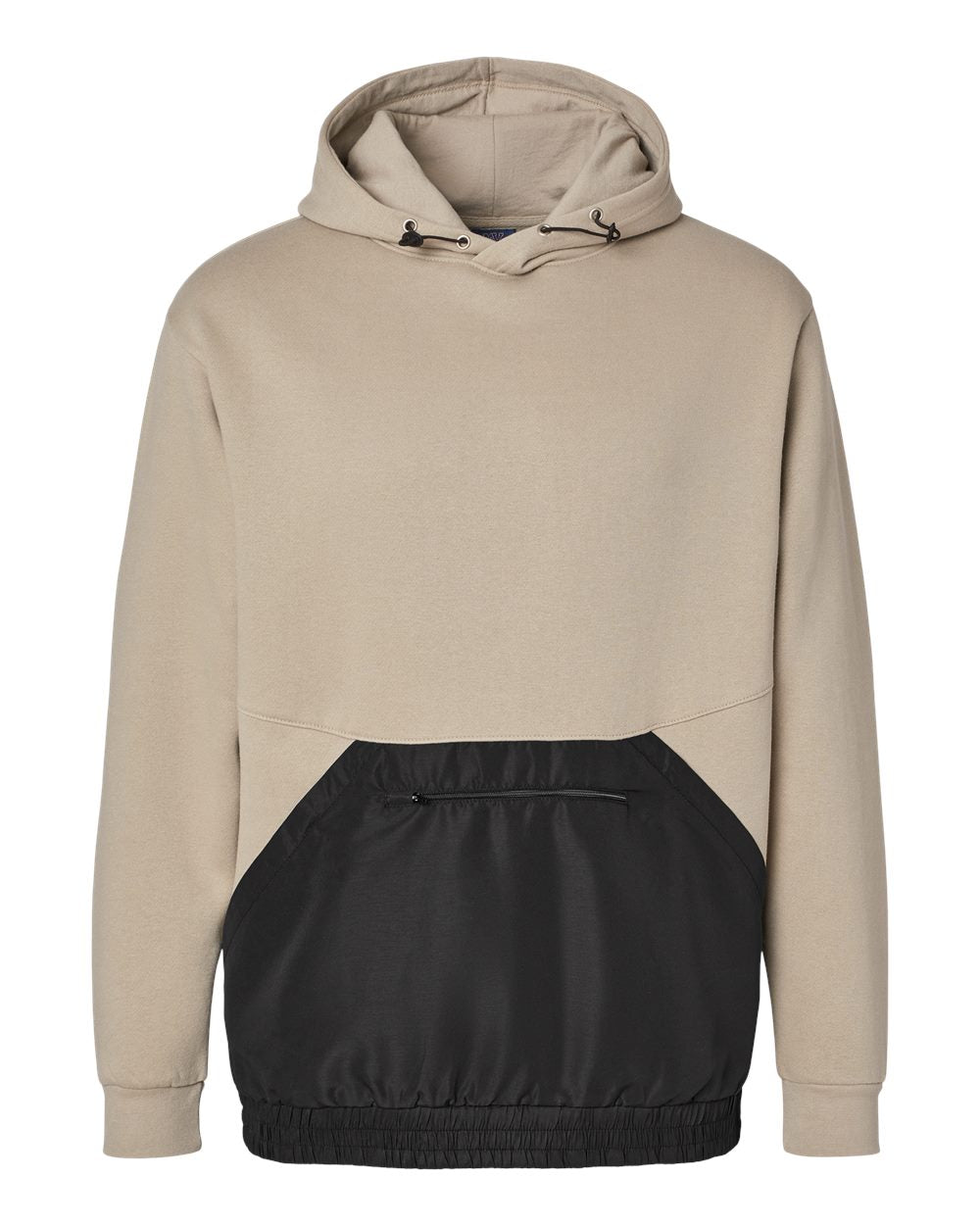 Unisex Mixed Media Hooded Sweatshirt - 23112