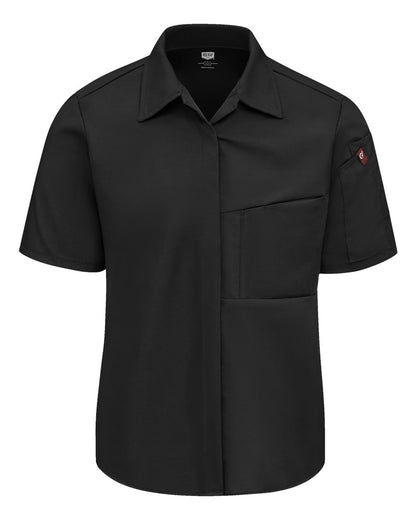 Women's Poplin Airflow Cook Shirt with OilBlok - 501W