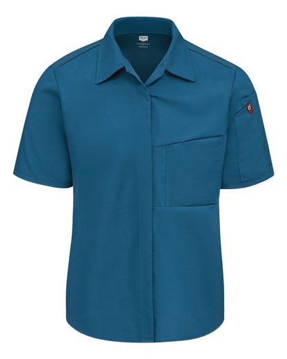 Women's Poplin Airflow Cook Shirt with OilBlok - 501W