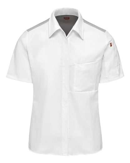 Women's Poplin Airflow Cook Shirt with OilBlok - 501W
