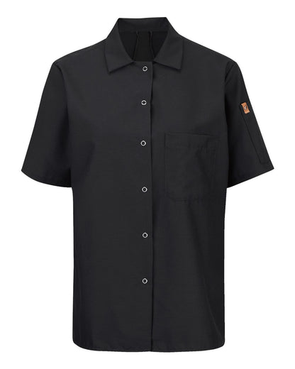 Women's Mimix™ Short Sleeve Cook Shirt with OilBlok - 501X