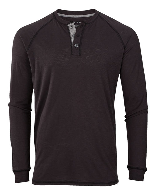 Unisex Henley Long Sleeve T-Shirt - BM3101