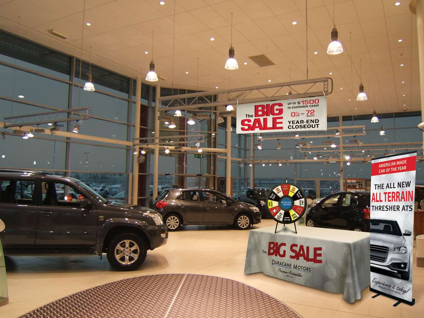 6' Standard Table Throw (Full-Color Full Bleed)